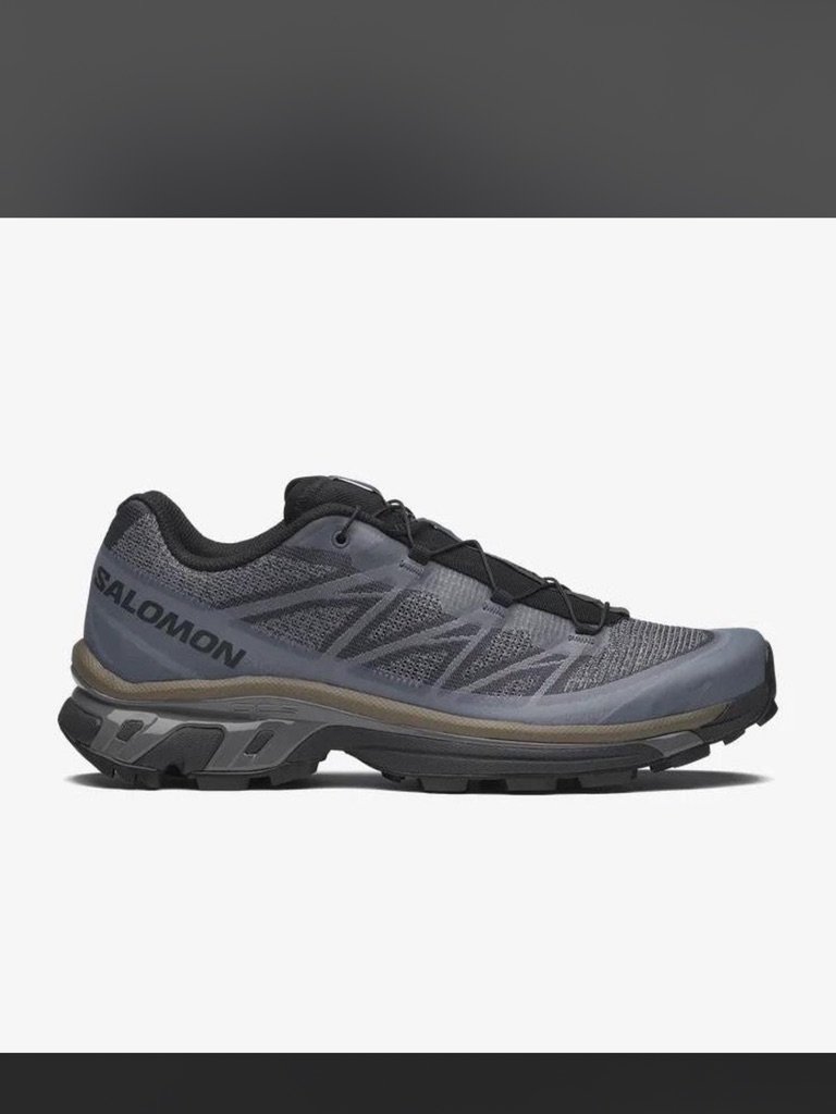 Salomon Xt-6 Shadow Grey/Blue Sneakers Size Us 5